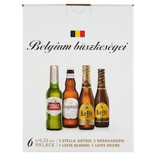 Belgium büszkeségei válogatás 6 x 0,33 l