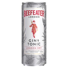 Beefeater alkoholos üdítőital ginből és tonikból 4,9% 0,25 l