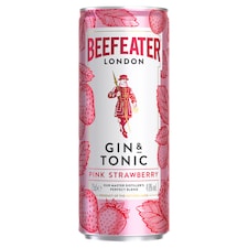 Beefeater Pink alkoholos üdítőital ginből és tonikból 4,9% 0,25 l