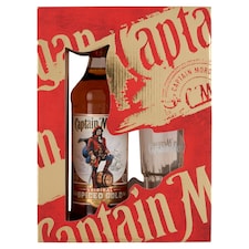 Captain Morgan Spiced Gold fűszeres jamaicai rumból készült szeszesital + 1 db pohár 35% 0,7 l