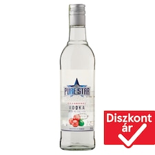 Pure Star vörös áfonya ízesített vodka 37,5% 500 ml