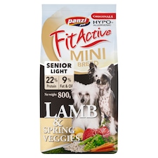 Panzi Pet Fit Active Bárány teljesértékű szárazeledel idős vagy súlyproblémás kutyák számára 800 g
