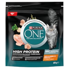 Purina One High Protein csirkében gazdag száraz macskaeledel 650 g