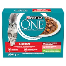Purina One Sterilcat teljes értékű állateledel felnőtt macskák számára 12 x 85 g