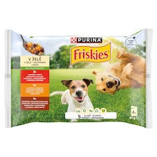 Purina Friskies aszpikos válogatás nedves kutyaeledel 4 x 85 g (340 g)