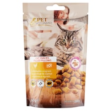 Pet Specialist kiegészítő macskaeledel, csirkében gazdag falatok sajtos töltelékkel 60 g