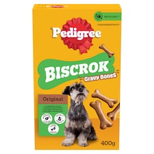 Pedigree Biscrok Gravy Bones Original kiegészítő állateledel felnőtt kutyák számára 400 g