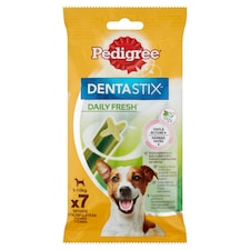 Pedigree DentaStix Daily Fresh kiegészítő eledel 4 hónapnál idősebb kutyák számára 5-10 kg 110 g