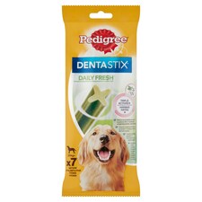 Pedigree DentaStix kiegészítő állateledel 25 kg feletti, 4 hónapnál idősebb kutyáknak 7 db 270 g