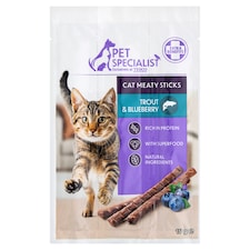 Pet Specialist jutalomfalat rudacskák pisztránggal és áfonyával macskák számára 3 x 5 g (15 g)