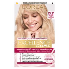 L'Oréal Paris Excellence Creme hajfesték hármas ápolással 10.21 Legvilágosabb gyöngyszőke