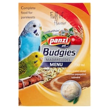 Panzi Pet Hullámos Papagáj Menü teljes értékű madáreledel hullámos papagájok számára 700 ml