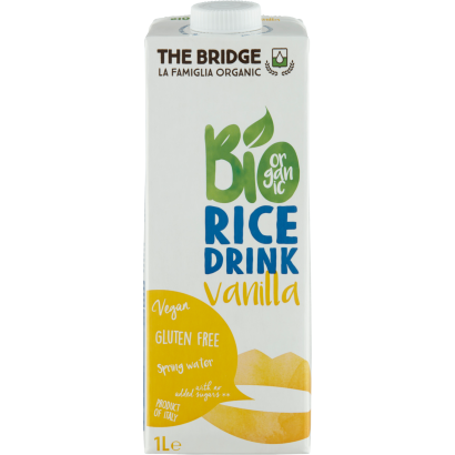 The Bridge UHT Bio gluténmentes vaníliás rizsital 1 l