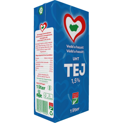 Vedd a hazait! Védd a hazait! UHT tej 1,5% 1 l