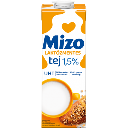 Mizo UHT zsírszegény, laktózmentes tej 1,5% 1 l