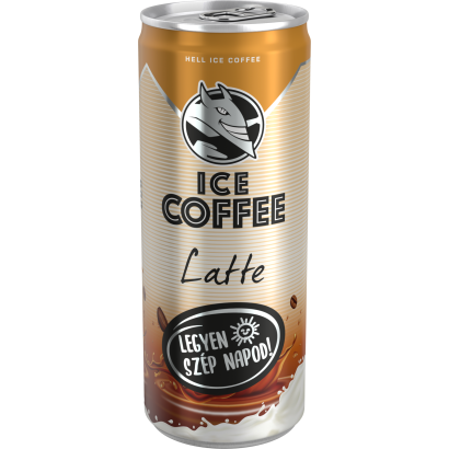 HELL Ice Coffee Latte UHT ital tejjel és kávékivonattal 250 ml