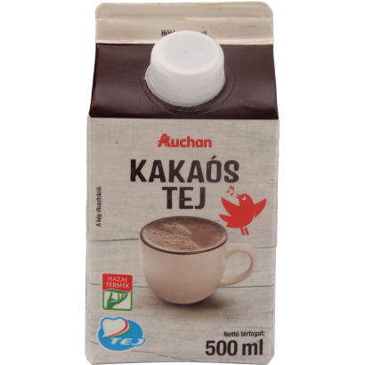 Auchan Kedvenc Kakaós Tej 1,0%  500 ml