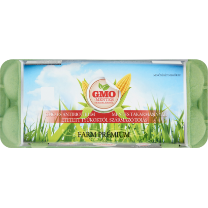 Farm Tojás Farm Prémium GMO mentes farm tojás M 10 db