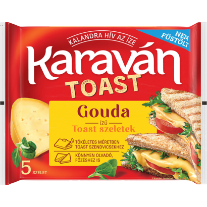 Karaván Toast gouda ízű toast szeletek 100 g