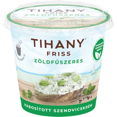Tihany Friss zöldfűszeres habosított szendvicskrém 140 g