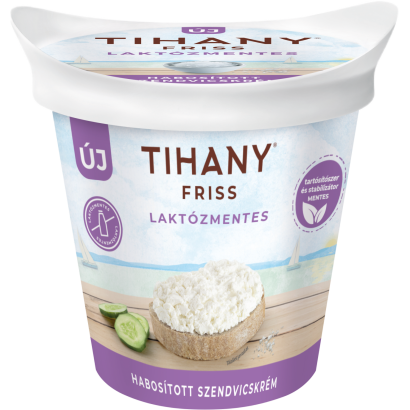 Tihany Friss laktózmentes habosított szendvicskrém 140 g