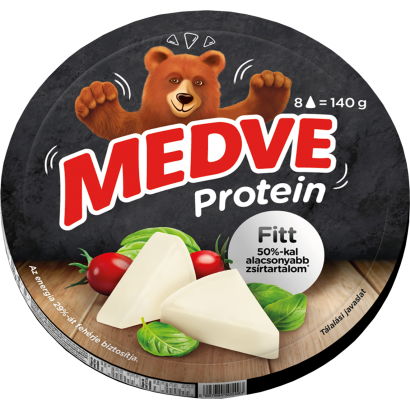 Medve fitt kenhető, félzsíros ömlesztett sajt 8 x 17,5 g (140 g)