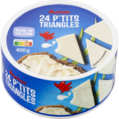Auchan natúr zsíros kenhető ömlesztett sajtkészítmény 400 g