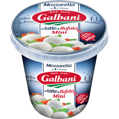 Galbani Mini Mozzarella di Bufala bivalytejből készült lágy zsíros sajt 150 g