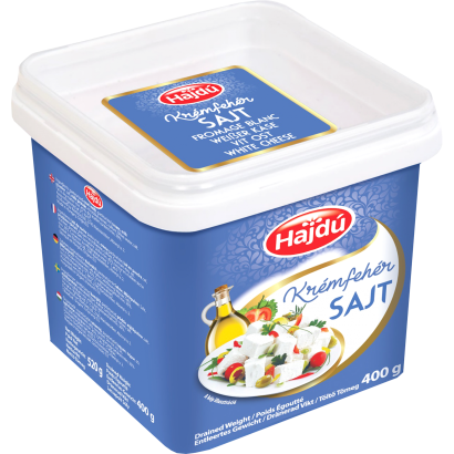 Hajdú krémfehér sajt 520 g