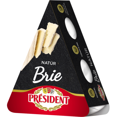 Président Brie natúr, zsírdús sajt 125 g