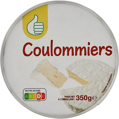 Auchan Tipp Coulommiers érlelt penészes lágy sajt 350 g