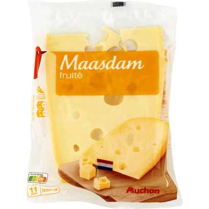 Auchan Kedvenc Maasdam sajt 330 g
