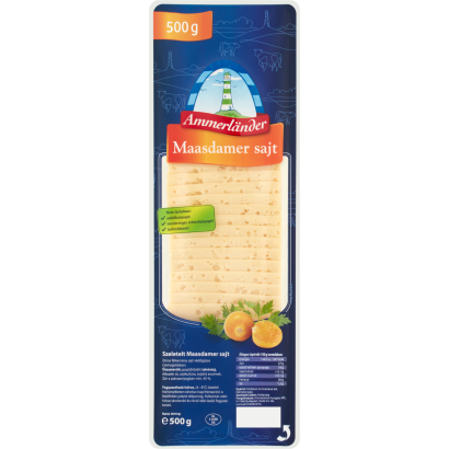 Ammerländer szeletelt maasdamer sajt 500 g