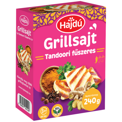 Hajdú Tandoori fűszeres grillsajt 240 g