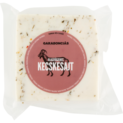Garabonciás zsíros, félkemény olaszfűszeres kecskesajt 200 g
