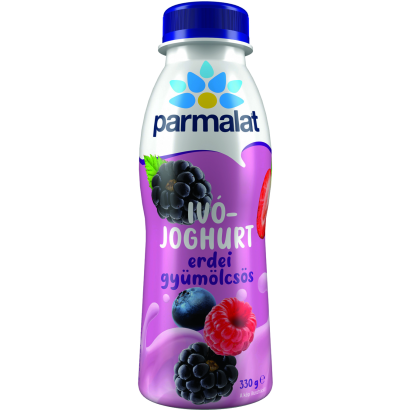Parmalat zsírszegény erdei gyümölcsös ivójoghurt 330 g