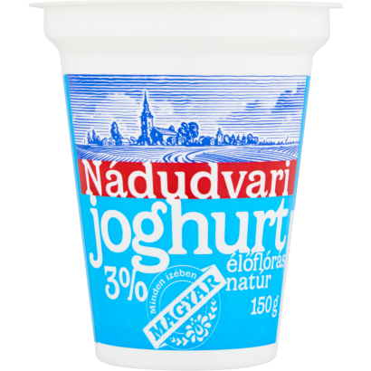 Nádudvari élőflórás natúr joghurt 150 g
