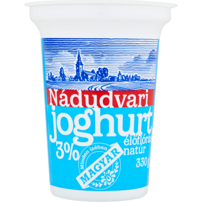 Nádudvari élőflórás natúr joghurt 330 g