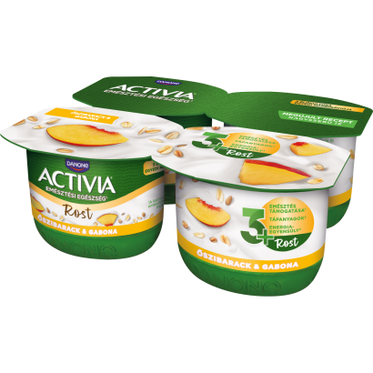 Activia őszibarackos joghurtgabonákkal 4x120 g