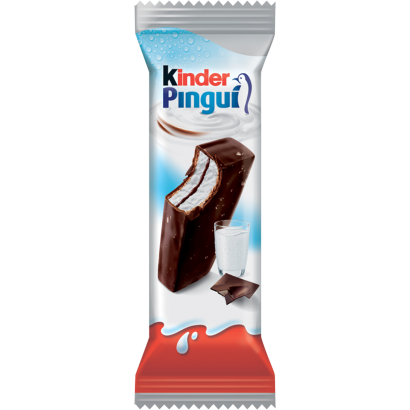 Kinder Pingui Cacao tejes és kakaós krémmel töltött sütemény étcsokoládé bevonattal 30 g