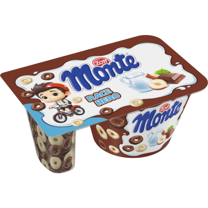 Zott Monte csokoládés, mogyorós tejdesszert 125 g