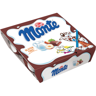 Zott Monte csokoládés, mogyorós tejdesszert 4 x 55 g (220 g)