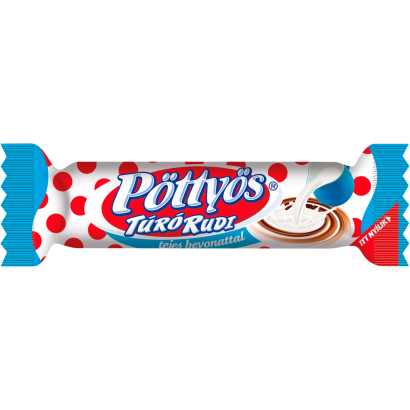 Pöttyös Túró Rudi natúr túródesszert tejes bevonattal 30 g