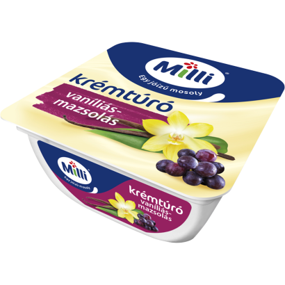Milli vaníliás-mazsolás krémtúró 90 g