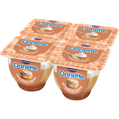 Danette Paris Brest ízű réteges tejdesszert 4 x 90 g (360 g)