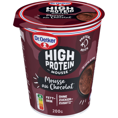 Dr. Oetker fehérjében gazdag csokoládéízű mousse édesítőszerekkel 200 g