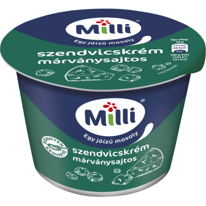 Milli márványsajtos szendvicskrém 200