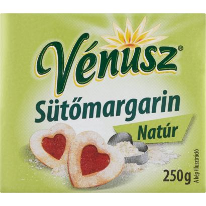 Vénusz Natúr sütőmargarin 70% zsírtartalmú margarin 250 g