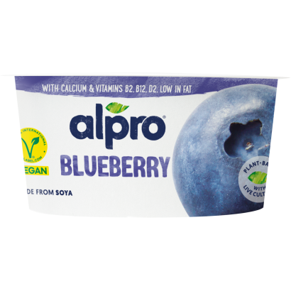 Alpro fermentált szójakészítmény, kékáfonyás hozzáadott kalciummal és vitaminokkal 150 g
