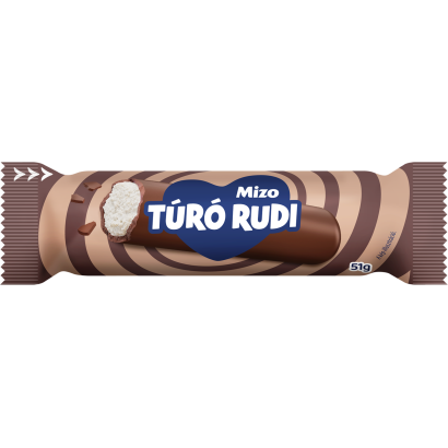 Mizo Túró Rudi natúr étcsokoládé bevonattal 51 g